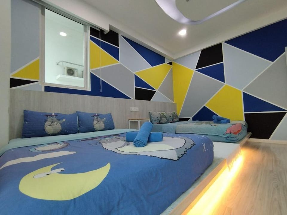 reSTARY Cartoon @ Sutera Avenue |Pool, CBD|4BR/12P Apartment in Kota Kinabalu