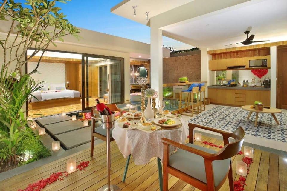Ariana 1 BR Villa W/Private Pool & Bathtub Y052 Villa in North Kuta