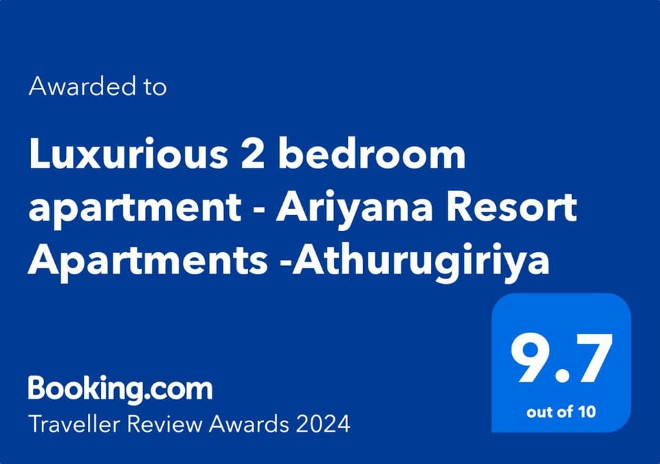 Luxurious 2 bedroom apartment - Ariyana Resort Apartments -Athurugiriya Apartment in Western Province