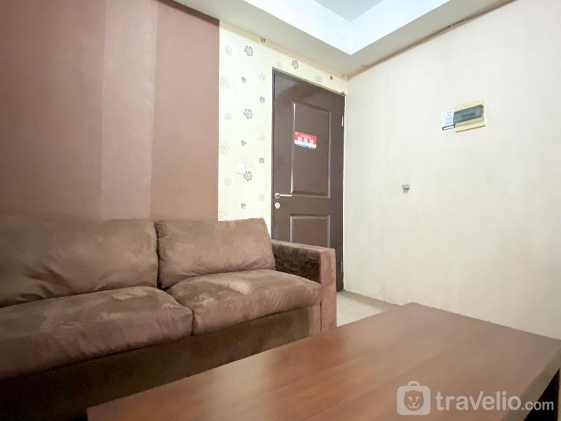 Studio at 1st FL Metropark Condominium By Travelio Apartment in West Java