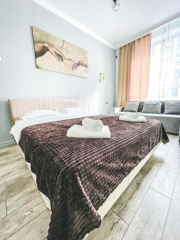Stylish apartment “Sat city” near Khan-Shatyr Apartment in Kazakhstan