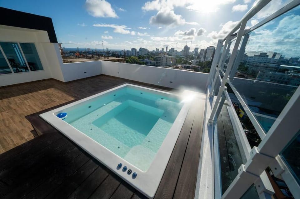 SDQ, Gym,Pool,1BR 2B,vista a la ciudad @DowntownF7 Apartment in Santo Domingo