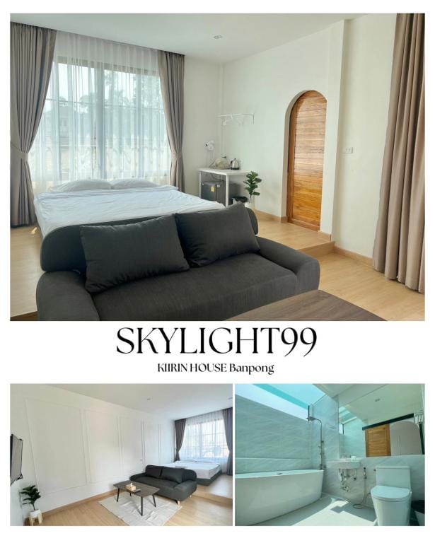 SKYLIGHT99@Kiirin House Banpong Villa in Thailand