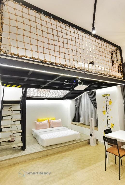Pokemon themed w Slide Near Legoland at Sunway Grid Apartment in Johor