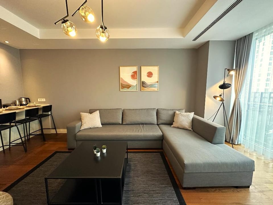Cozy Calm 2BR Flat in Mashattan Residence, Maslak Apartment in Istanbul