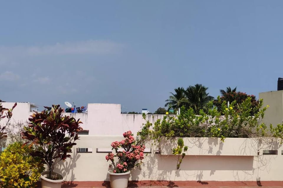 A cosy rooftop nest in pondicherry center Vacation rental in Puducherry