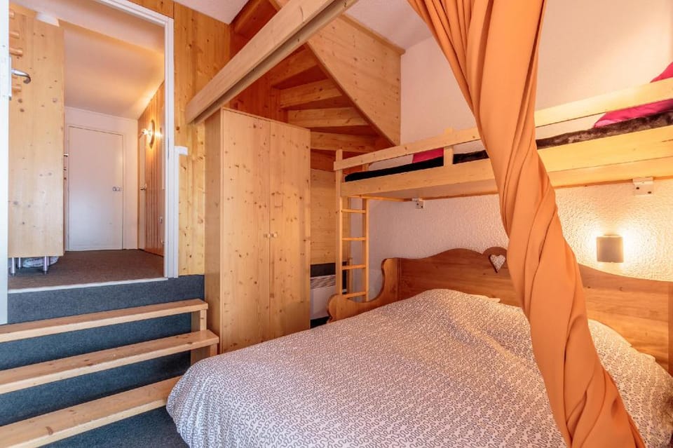 Duplex les Arcs 1800 - Pierra Menta - Vue Imprenable avec Terrasse et Balcon - 9 Personnes Apartment in Landry