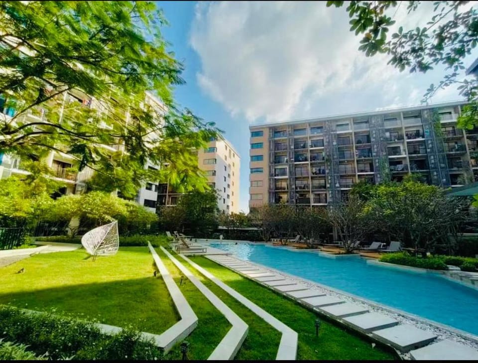 Blossom sathon沙吞花园式精品一居室/摩天轮河边夜市/唐人街/icomsiam Apartment in Bangkok