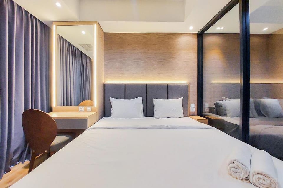 FancyComfort 1BR The Smith Alam Sutera By Travelio Apartment in West Java