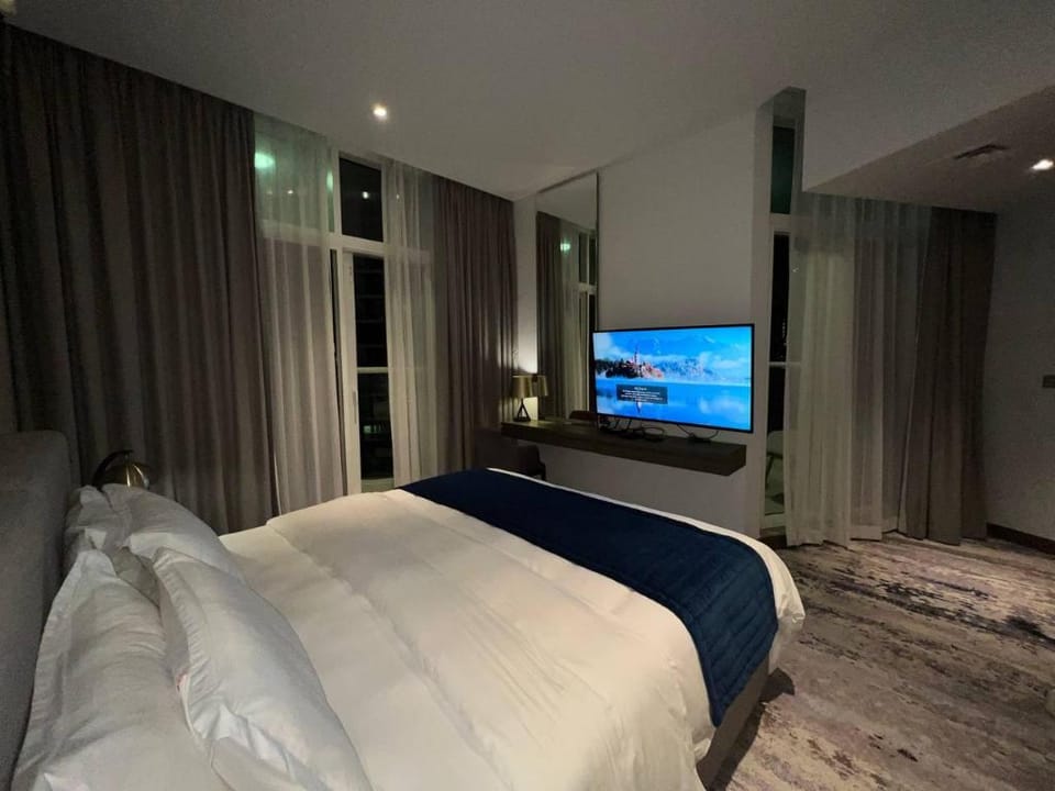 Burj Khalifa Canal View Fully Furnished Studio At Damac Prive Apartment in Dubai
