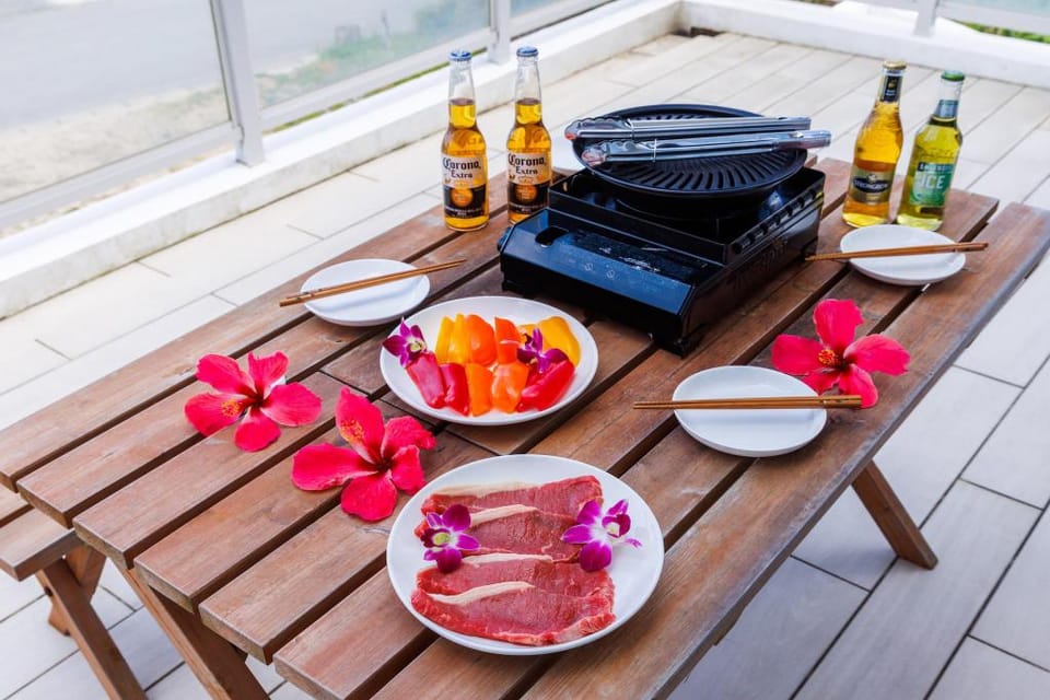 l★美ら海水族館・古宇利島など北部観光に便利オーシャンビュー＆BBQ！一軒貸切り無人ホテル Villa in Okinawa Prefecture