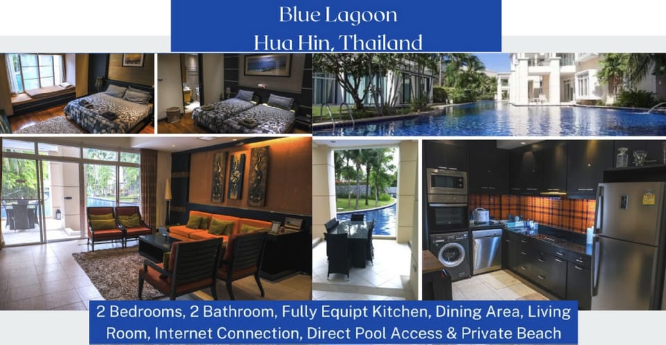 Pool Access 2BR Apt @BlueLagoon Nr Sheraton HuaHin Apartment in Thailand