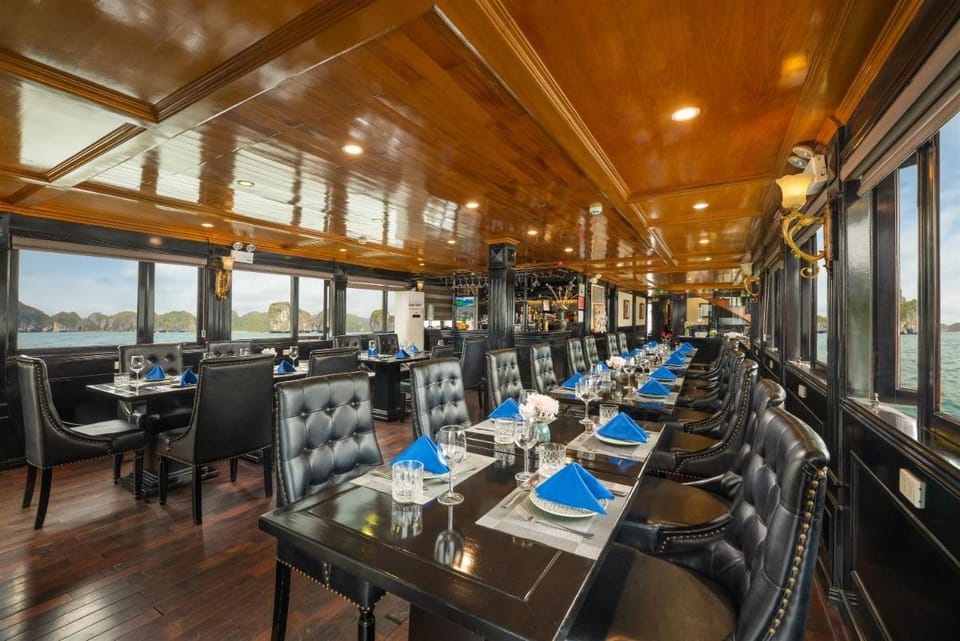 Alova Cruises Docked boat in Laos