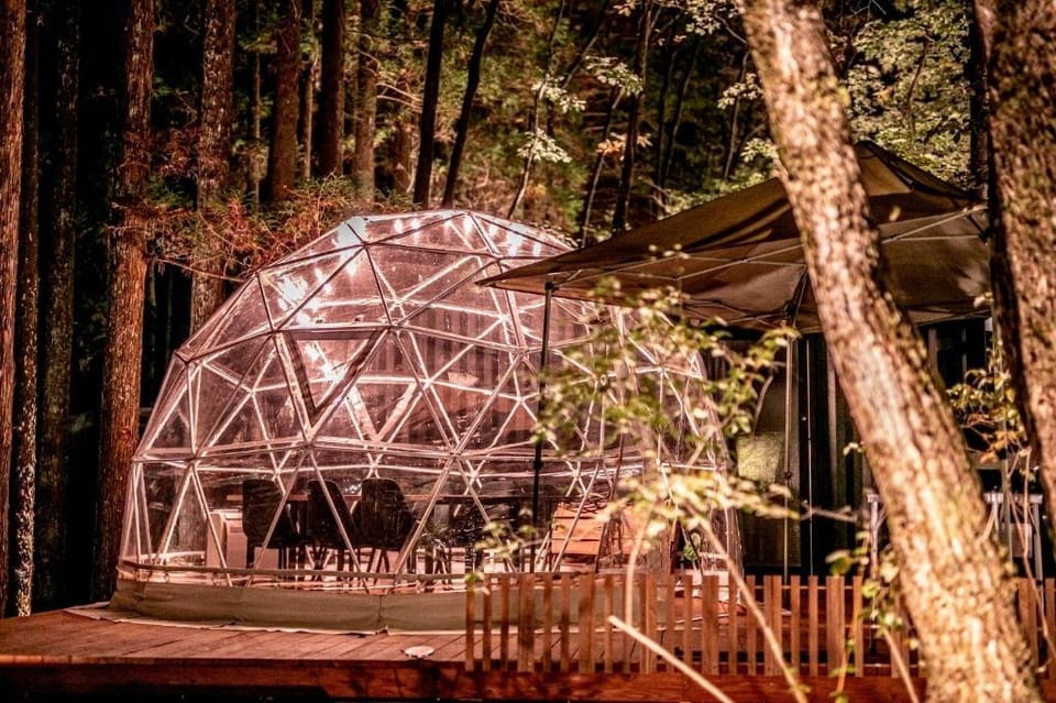 Nakatsugawa Glamping Morinosora Luxury tent in Nagano Prefecture