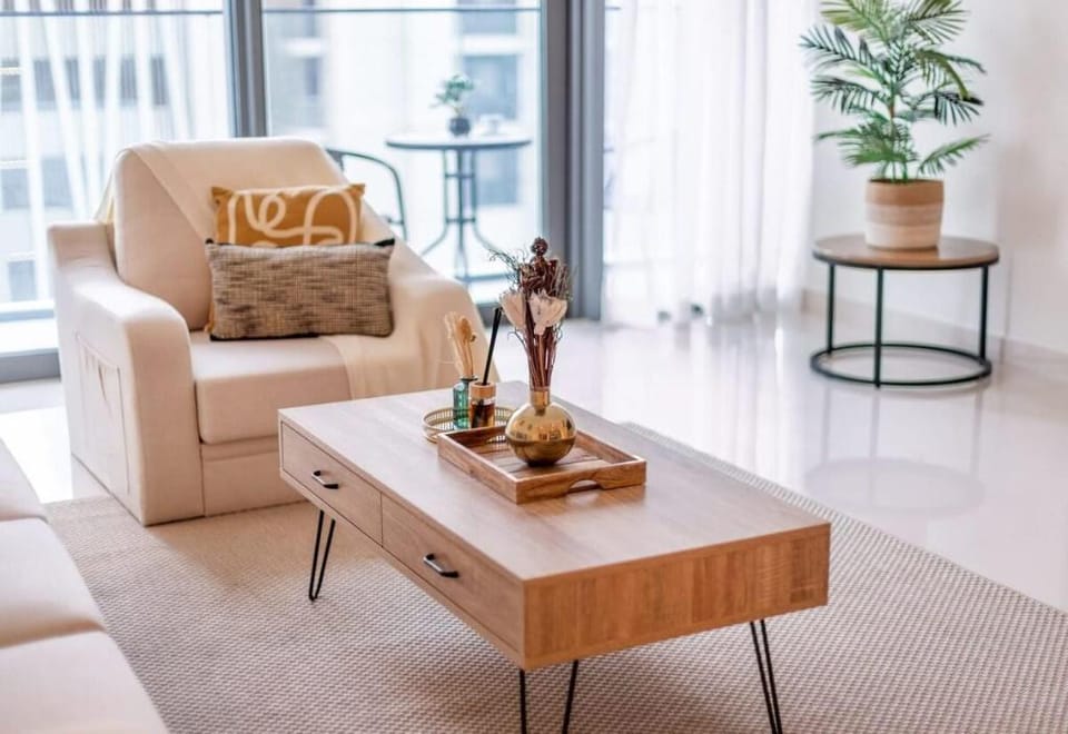 Stylish 1 BR in Emaar Beachfront 2 mins to Beach Vacation rental in Dubai
