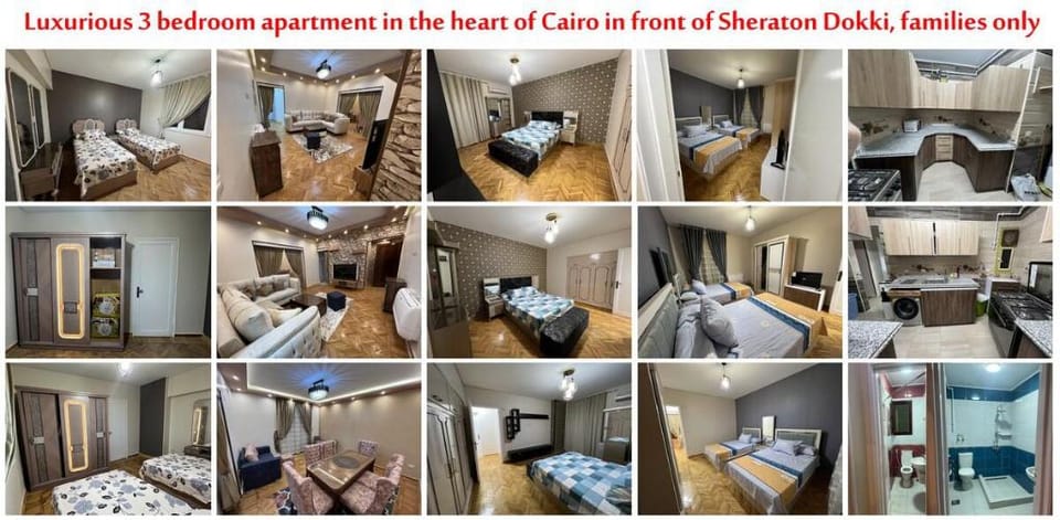 Luxurious apartment overlooking the Nile, Dokki Apartment in Cairo