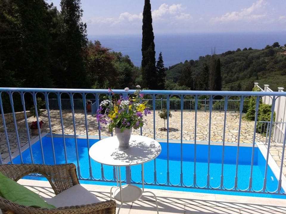 Outstanding sea view Villa Daphne Villa in Corfu, Greece