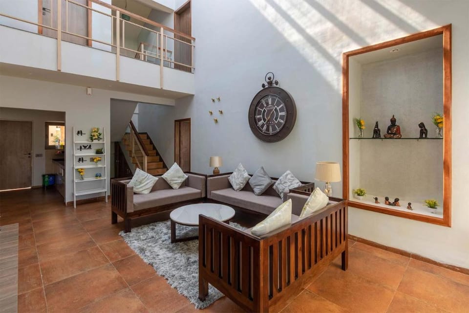 StayVista's Enchanting Haven - Modern Interiors, Sprawling Lawn with Gazebo, Swimming Pool, Indoor Games Villa in Maharashtra