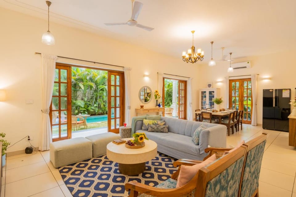 ELIVAAS 4 BHK with Pvt Pool near Baga - Celest Villa in Goa, India