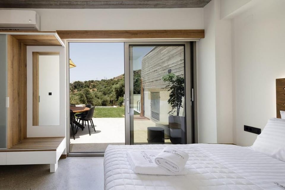 Three Bedroom Sea View Villa South Crete by Delfus Villa in Crete