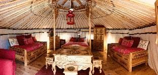 Eco Yourte Les Airelles Luxury tent in Auvergne-Rhône-Alpes