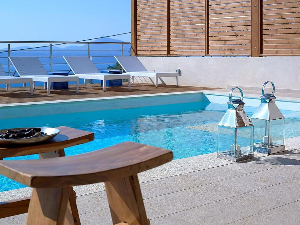 Three bedroom Villa Panoramic Sea Views by Delfus Villa in Crete