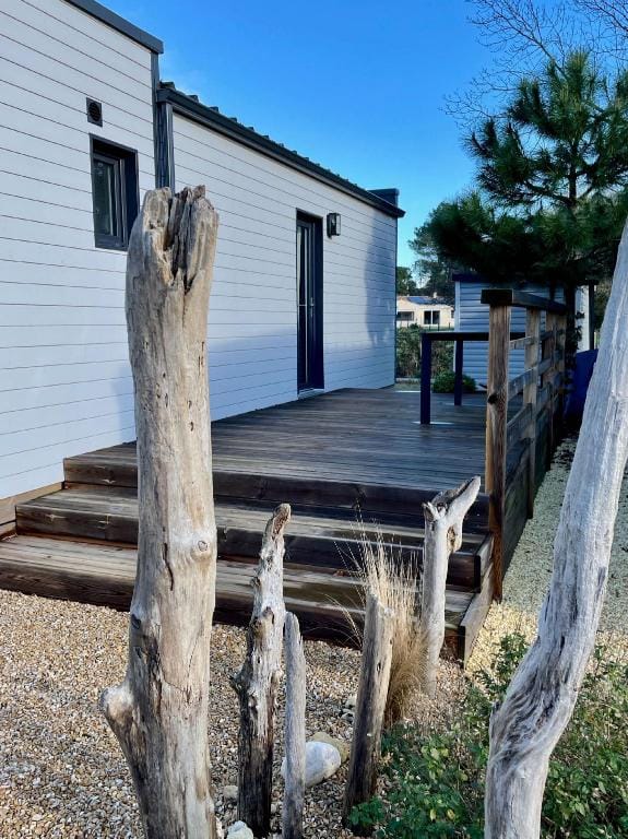 Charming ecolodge in a quiet area, heated pool all year Charente-Maritime Vacation rental in Les Mathes