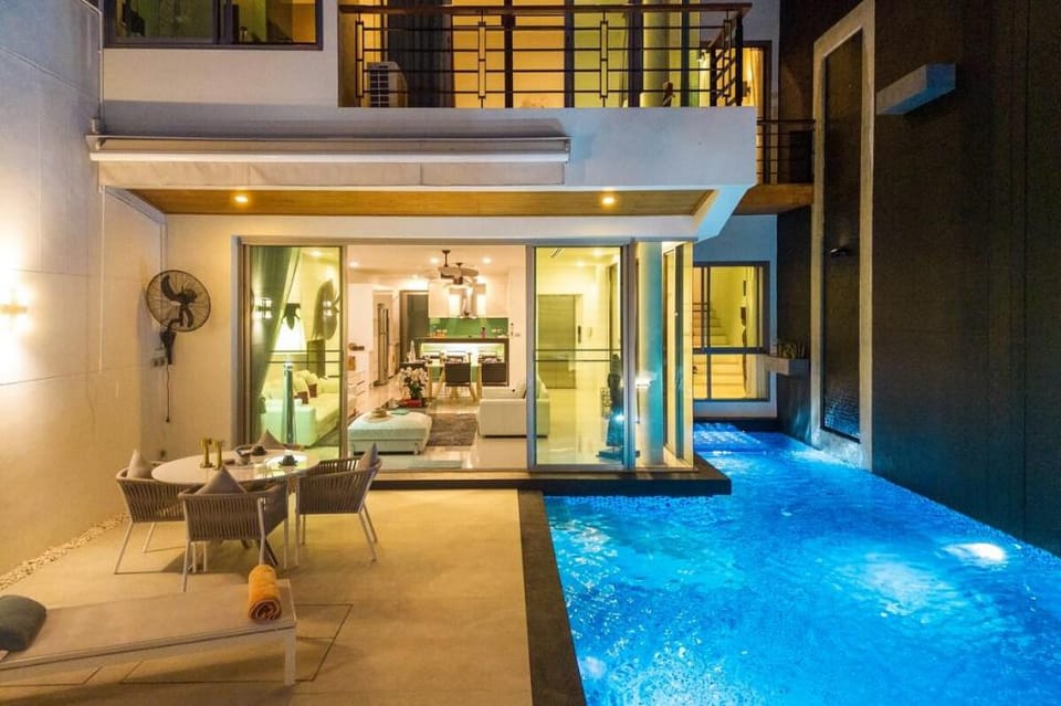 Villa Sabine: private pool 4br seaview jacuzzi Vacation rental in Rawai