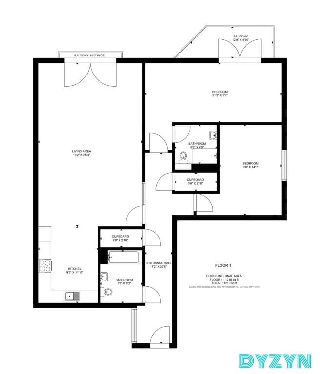The Genoan - Gym, Pool & Balcony - Parking - By Dy Vacation rental in Cardiff
