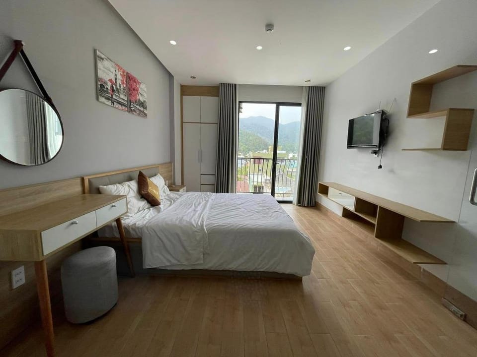 Căn hộ bể bơi view biển, núi khỉ Sơn Trà -Fullmoon Apartment in Da Nang