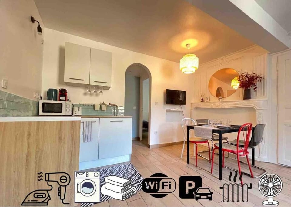 TABIxTOTORO✅1BR Mountain View+Parking/Wifi/Linens Apartment in Thiers