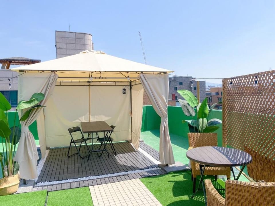 Jamsil Lotte Tower View Rooftop/Seokchon Lake 2 min/2 Bedrooms Villa in Seoul