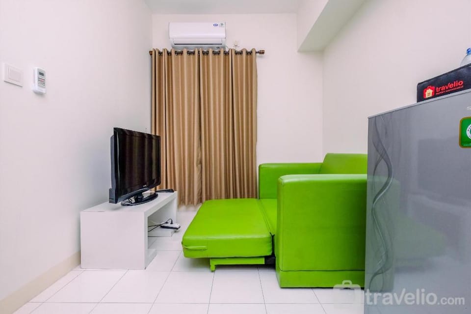 Well Design 2BR at Podomoro Golf View By Travelio Apartment in West Java