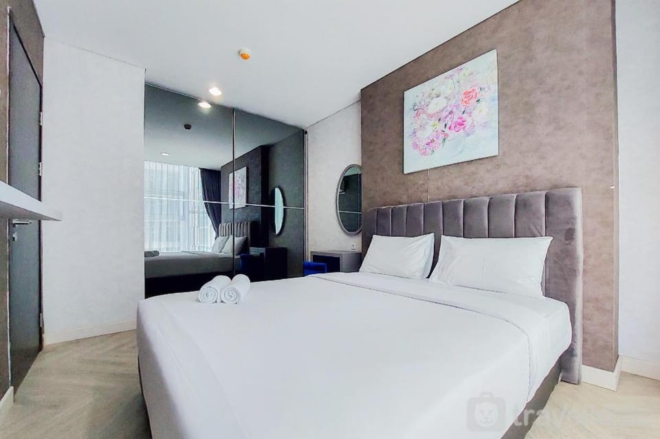 Nice Homey 1BR at Brooklyn Alam Sutera By Travelio Apartment in West Java