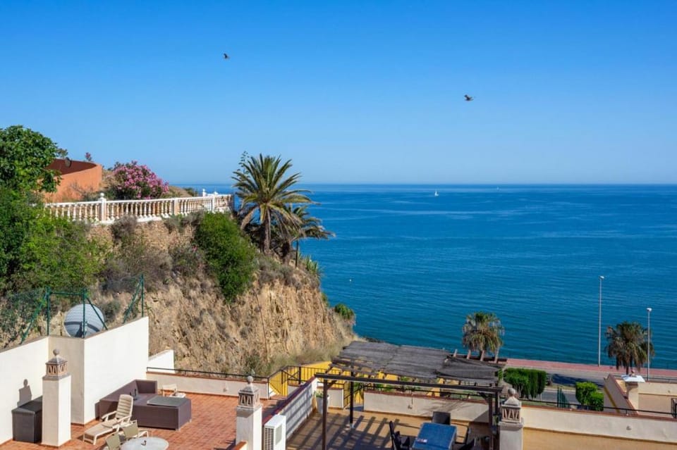 Seaview terrace with pool in Carvajal Ref 103 Apartment in Costa del Sol