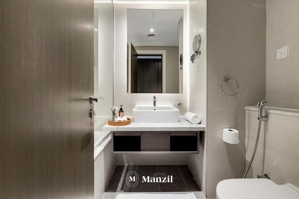 Lux 1 BR waterfront with Burj Views business bay Apartment in Dubai