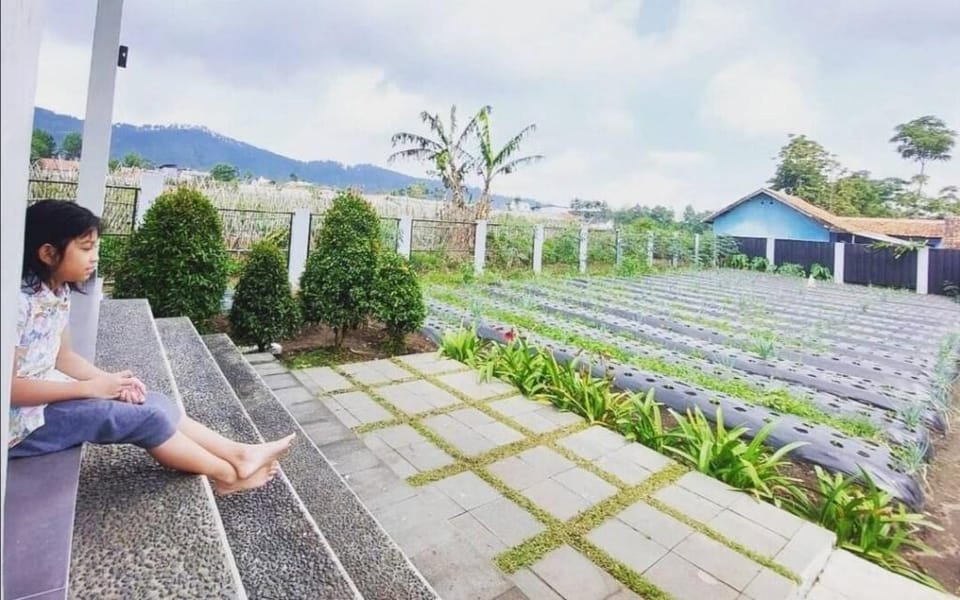 Home in the middle of local farm and Pine Forest Villa in Lembang