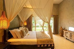 Canggu Tropical Villa with Industrial Flair  Villa in North Kuta