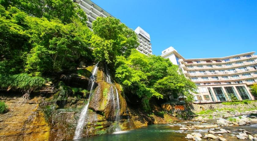 Ooedo Onsen Monogatari Premium Hotel New Shiobara Hotel in Japan