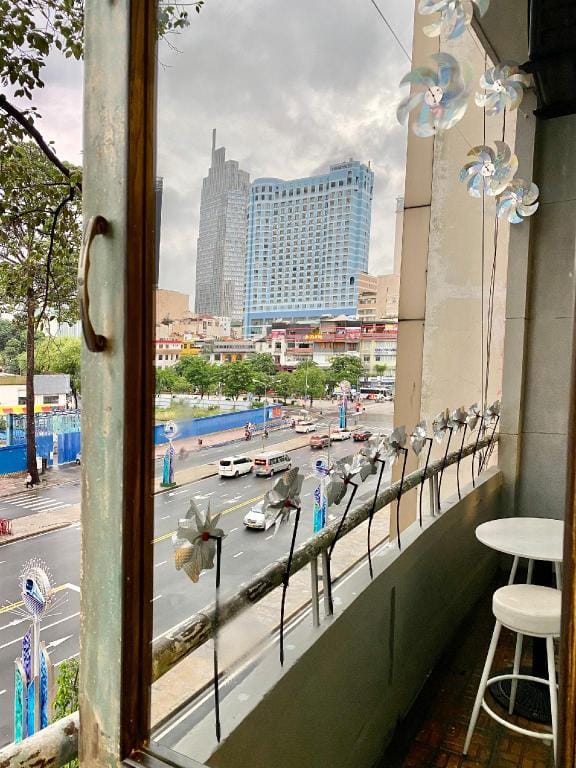 Stylish Studio Retreat w/ Balcony | Saigon Charm Apartment in Ho Chi Minh City