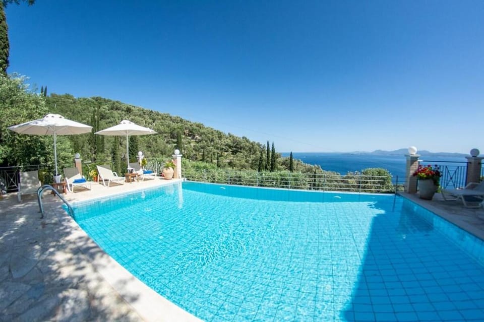 Villa with 3 bedrooms private pool and sea views Villa in Corfu, Greece