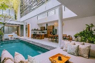 The Milky 3 BR Private Pool Villa at Canggu #ZN Villa in North Kuta