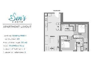 Cozy 2BR Apartment with River View at Park 1 Apartment in Ho Chi Minh City