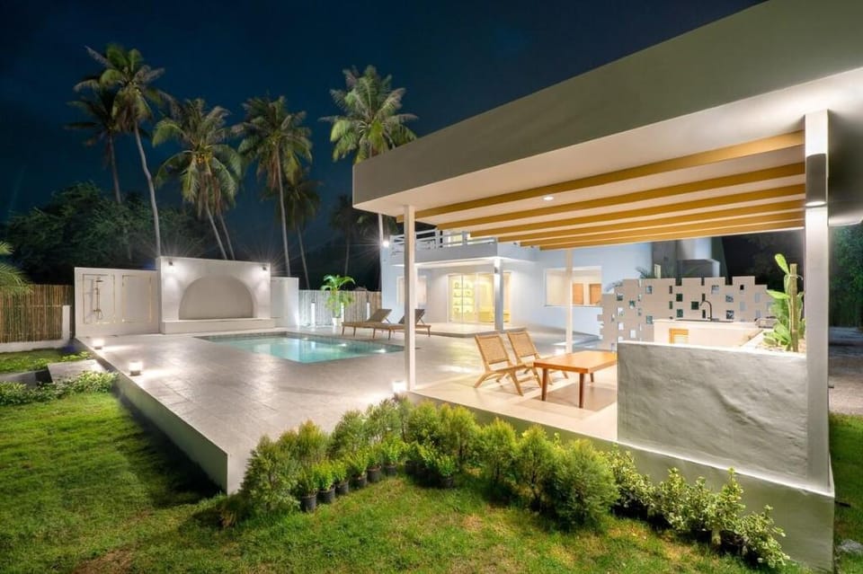 Beachfront Newly Built 4BR Villa I Private Beach Villa in Prachuap Khiri Khan, Thailand