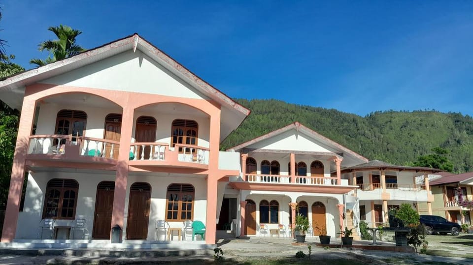 Barbara Hotel, right at Lake Toba Hotel in Indonesia