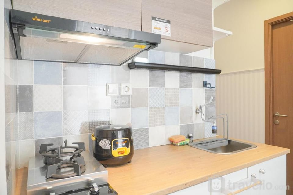 Design 2BR Podomoro Golf View Apt By Travelio Apartment in West Java