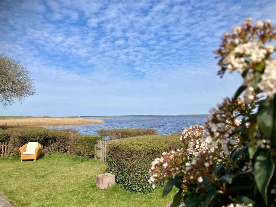 Waterfront holiday home sonnenschein 3 persons with sauna Chalet in Anjum
