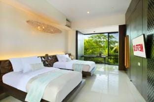 Luxury 1BR Seminyak Suite Twin AN98B Apartment in North Kuta