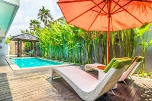 Aster 3 BR Private Pool Villa Canggu SU12 Villa in North Kuta