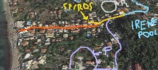 Spiros Apartments on Agios Gordios Beach, Corfu, Greece Apartment in Corfu, Greece